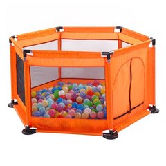 Mängumaneež Playpen, oranž hind ja info | Reisivoodid, mänguaedikud | kaup24.ee