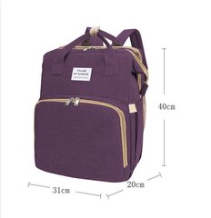 Multifunktsionaalne magamisfunktsiooniga seljakott/kott beebile, lilla цена и информация | Рюкзаки и сумки | kaup24.ee