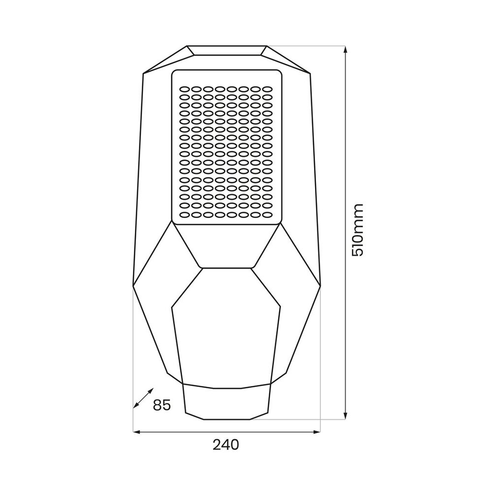 LED välilamp, 3,2 v цена и информация | Aia- ja õuevalgustid | kaup24.ee