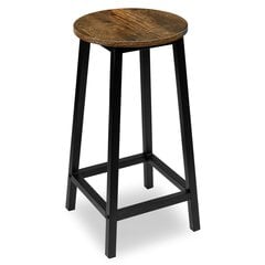 Барный стул - Hocker Flint, темно-коричневый цена и информация | Стулья для кухни и столовой | kaup24.ee