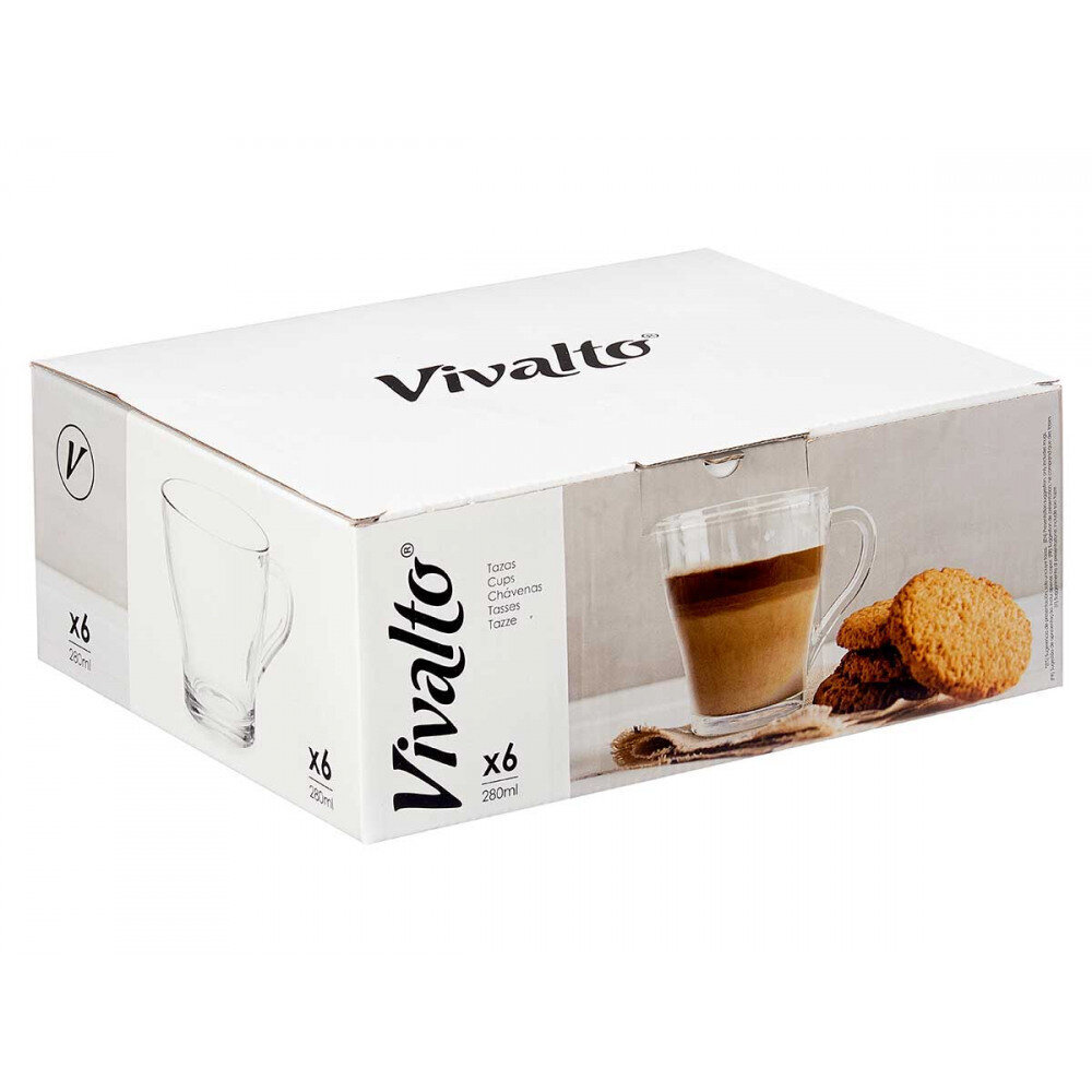 Klaaskruus Vivalto, 280 ml, läbipaistev цена и информация | Klaasid, tassid ja kannud | kaup24.ee