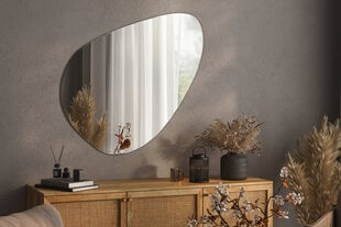 Peegel Tulup, 58x57,5 cm, hõbedane цена и информация | Подвесные зеркала | kaup24.ee