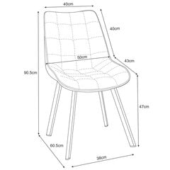 Köögitool Akord SJ.22, hall hind ja info | Söögilaua toolid, köögitoolid | kaup24.ee