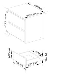 Öökapp Akord CL2 2SZ CLP, pruun/must hind ja info | Öökapid | kaup24.ee