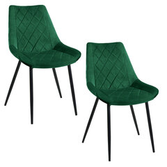 комплект из 2 стульев Akord SJ.0488, зеленый цена и информация | Стулья для кухни и столовой | kaup24.ee