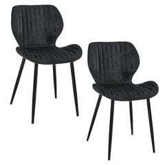 2 tooli Akord SJ.17, musta värvi hind ja info | Söögitoolid, baaritoolid | kaup24.ee