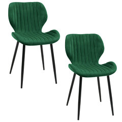 комплект из 2 стульев Akord SJ.17, зеленый цена и информация | Стулья для кухни и столовой | kaup24.ee