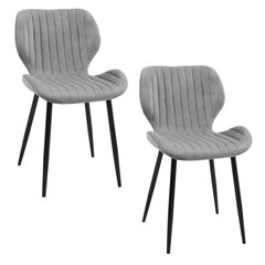 2 tooli Akord SJ.17, halli värvi hind ja info | Söögilaua toolid, köögitoolid | kaup24.ee
