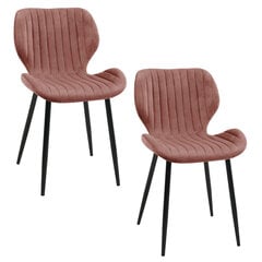 2 tooli Akord SJ.17, roosa, komplektis hind ja info | Söögitoolid, baaritoolid | kaup24.ee