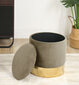 Pouf Akord Golden, pruun hind ja info | Kott-toolid, tumbad, järid | kaup24.ee