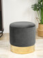 Pouf Akord Golden, hall hind ja info | Kott-toolid, tumbad, järid | kaup24.ee