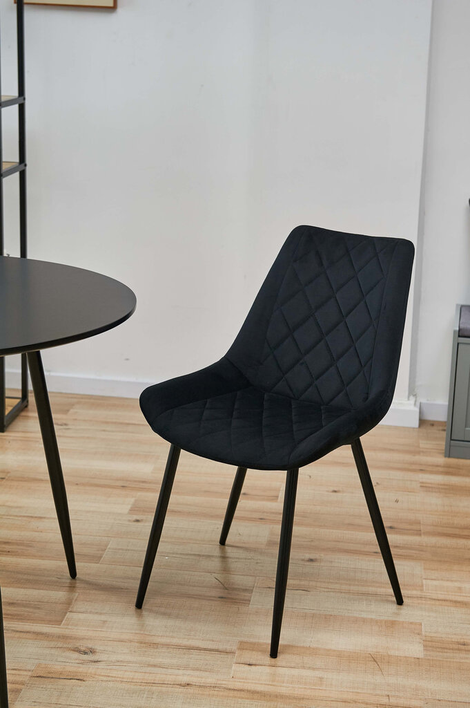 4 tooli Akord SJ.0488, musta värvi hind ja info | Söögitoolid, baaritoolid | kaup24.ee
