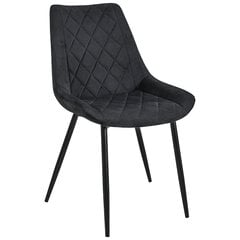 4 tooli Akord SJ.0488, musta värvi hind ja info | Söögilaua toolid, köögitoolid | kaup24.ee