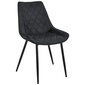 4 tooli Akord SJ.0488, musta värvi hind ja info | Söögitoolid, baaritoolid | kaup24.ee