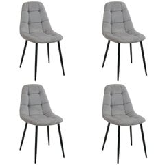 комплект из 4 стульев Akord SJ.1, серый цена и информация | Стулья для кухни и столовой | kaup24.ee