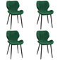 4 tooli Akord SJ.17, roheline, komplekt Akord SJ.17 цена и информация | Söögitoolid, baaritoolid | kaup24.ee