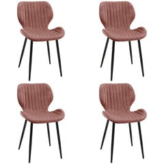 4 tooli Akord SJ.17, roosa, komplektis hind ja info | Söögitoolid, baaritoolid | kaup24.ee