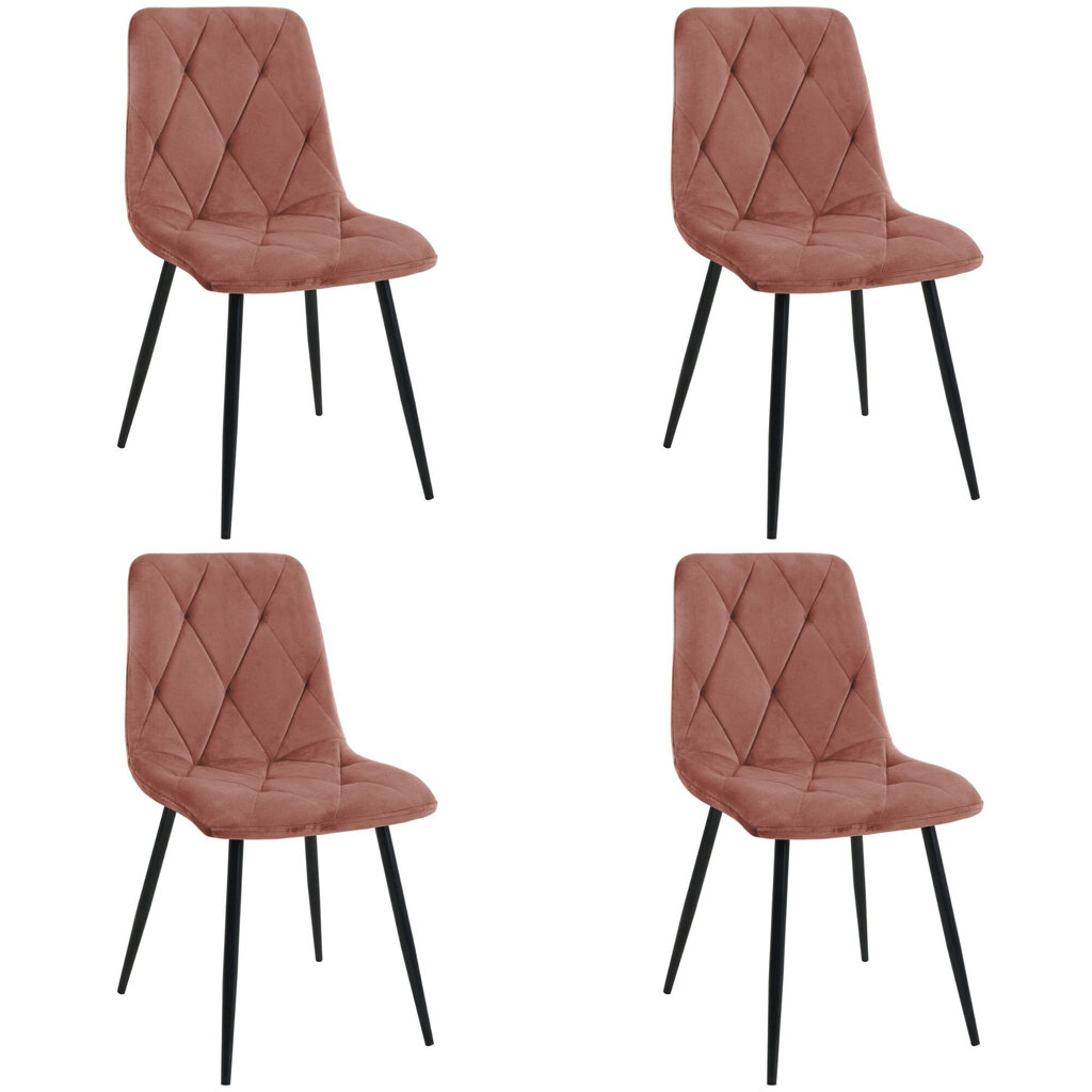 4 tooli Akord SJ.3 komplekt, roosa hind ja info | Söögitoolid, baaritoolid | kaup24.ee