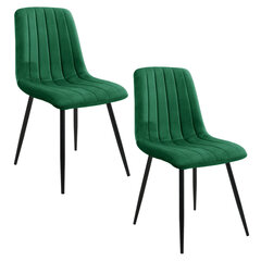 комплект из 2 стульев Akord SJ.9, зеленый цена и информация | Стулья для кухни и столовой | kaup24.ee