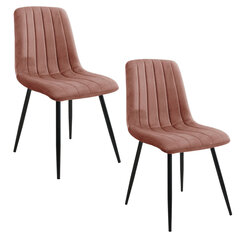 2 tooli Akord SJ.9 komplekt, roosa hind ja info | Söögilaua toolid, köögitoolid | kaup24.ee