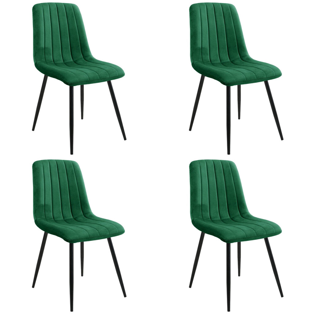 4 tooli Akord SJ.9 komplekt, roheline hind ja info | Söögitoolid, baaritoolid | kaup24.ee