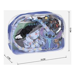 Lastele mõeldud juukseaksessuaaride komplekt Disney Stitch, 4 tk. hind ja info | Juuste aksessuaarid | kaup24.ee