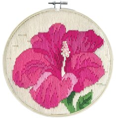 Набор для вышивания Diamond Dotz Hibiscus Blush, 15,20x15,20 см цена и информация | Принадлежности для вышивания | kaup24.ee