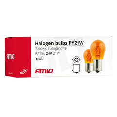 Autopirn Amio 01005, 24V 21W BA15s Amber hind ja info | Autopirnid | kaup24.ee