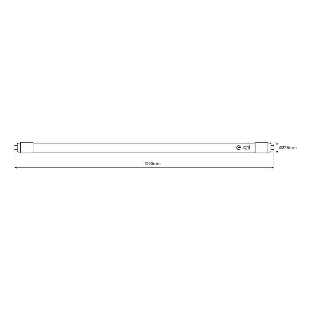 LED luminofoorlamp, 15,5w 2200lm 3000k 120 cm hind ja info | LED ribad | kaup24.ee