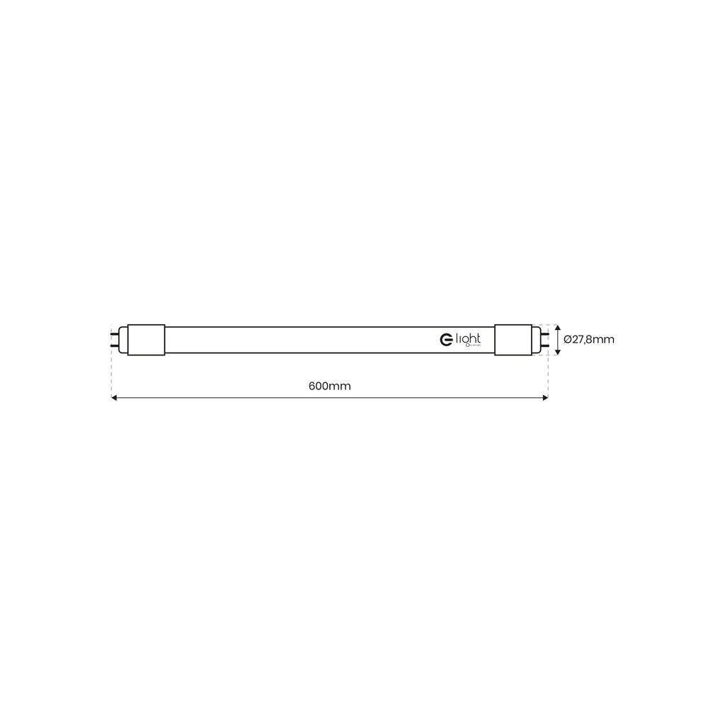 LED valgusti luminofoorlamp, 6,5w 900lm 3000k цена и информация | LED ribad | kaup24.ee