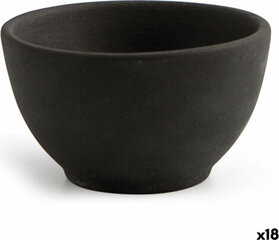чаша Quid Mineral Керамика Чёрный (9 x 5 cm) (18 штук) цена и информация | Посуда, тарелки, обеденные сервизы | kaup24.ee
