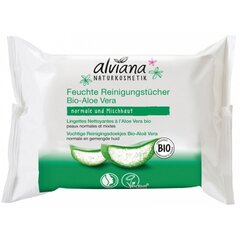 Näopuhastuslapid aloe vera Alviana, 25 tk. pakis цена и информация | Аппараты для ухода за лицом | kaup24.ee