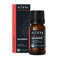 Greip eeterlik õli (Citrus Paradisi) ALTEYA, 10 ml hind ja info | Eeterlikud ja kosmeetilised õlid | kaup24.ee