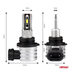 Led esitule pirnid HB4 H-mini AMiO 03335 hind ja info | Lisaseadmed | kaup24.ee