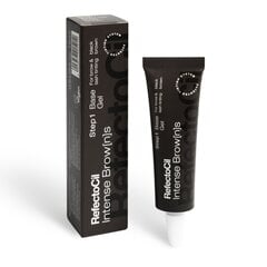 Ripsme-/kulmuvärv Intense Brow[n]s Base Gel RefectoCil BLACK BROWN, 15ml hind ja info | Kulmuvärvid, -pliiatsid | kaup24.ee