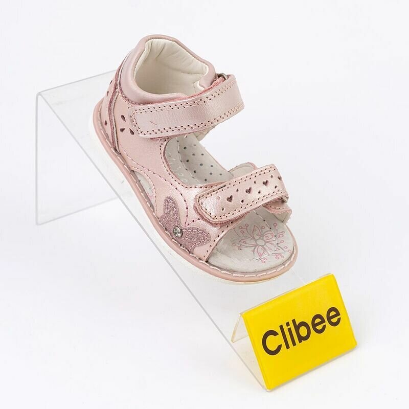 Clibee sandaalid tüdrukutele, roosad hind ja info | Laste sandaalid | kaup24.ee