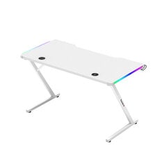 Игровой стол Huzaro Hero 2.5 RGB WHITE, белый цена и информация | Компьютерные, письменные столы | kaup24.ee