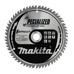 Saeketas Makita Efficut 190x20x1,85 mm 60T цена и информация | Механические инструменты | kaup24.ee