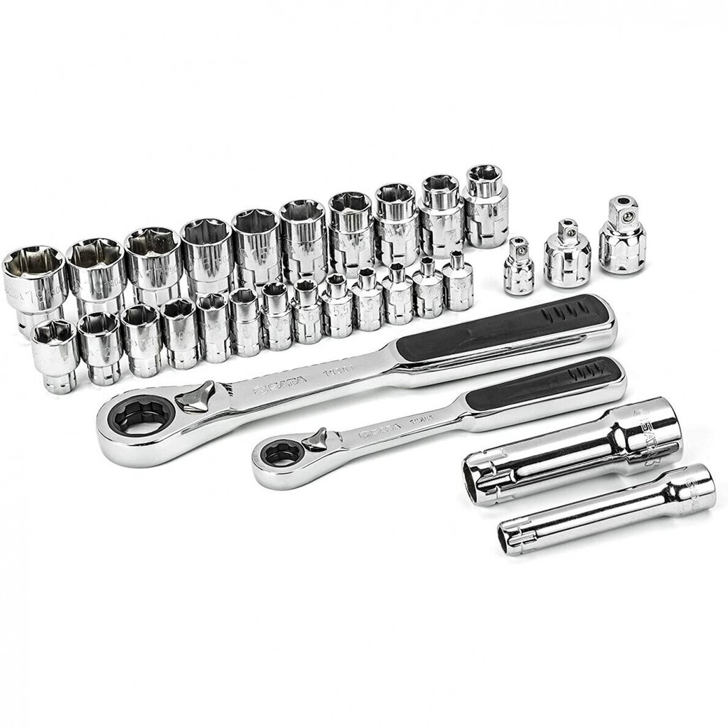 Peade komplekt 3/8"+1/4", 30 tk hind ja info | Käsitööriistad | kaup24.ee