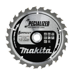 Saeketas Makita Efficut 190x20x1,85 mm 25T цена и информация | Механические инструменты | kaup24.ee