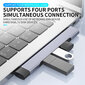 USB multifunktsionaalne HUB-jaam, neli ühes hind ja info | USB jagajad, adapterid | kaup24.ee