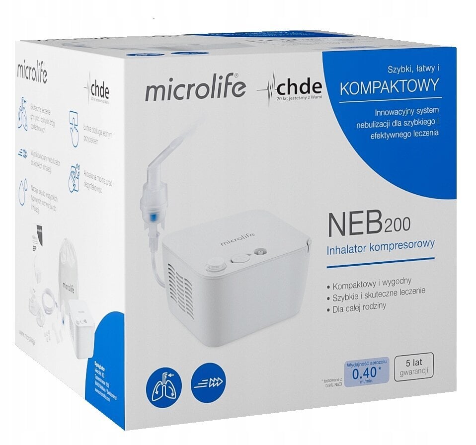 Microlife NEB200 püstolinhalaator hind ja info | Inhalaatorid | kaup24.ee