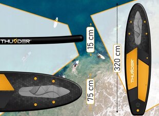 Täispuhutav SUP laud, 320 cm hind ja info | Thunder Sport, puhkus, matkamine | kaup24.ee