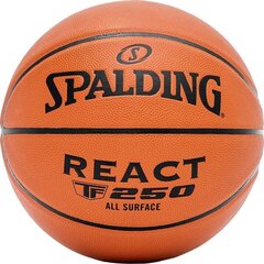 Баскетбольный мяч Spalding React TF-250, размер 6 цена и информация | Баскетбольные мячи | kaup24.ee