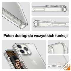 PanzerGlass HardCase iPhone 15 Pro 6.1" D3O 3xMilitary grade transparent 1173 цена и информация | Чехлы для телефонов | kaup24.ee