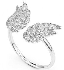 Amen hõbedane sõrmus tsirkoonidega Angels RW hind ja info | Sõrmused | kaup24.ee