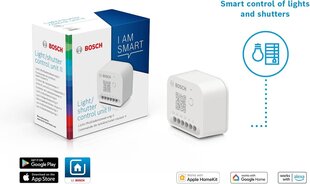 Умное реле — Bosch Smart Home Light/Roll Shutter Control II цена и информация | Датчики | kaup24.ee