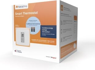 Termostaat- Netatmo Smart Wifi, kaugjuhtimisega, NTH01-AMZ цена и информация | Сенсорика | kaup24.ee