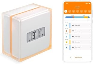 Termostaat- Netatmo Smart Wifi, kaugjuhtimisega, NTH01-AMZ hind ja info | Taimerid, termostaadid | kaup24.ee