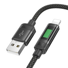 Hoco U126 USB-A to Lightning 12W 1,2m hind ja info | Mobiiltelefonide kaablid | kaup24.ee